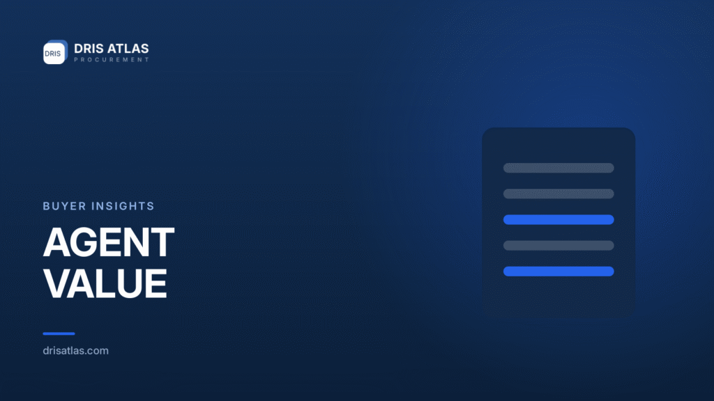 DRIS Atlas Buyer Insights cover: agent value, line items with highlighted leaks